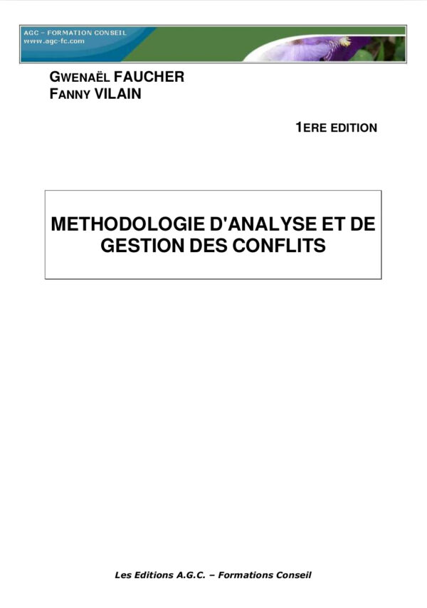 PUBLICATION - Méthodologie AGC 2006 - 2012 - 1ere de couverture